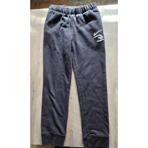 Nike 3Brand Russell Wilson Black Boys Fleece Jogger Pants Youth L (12-13 Year)